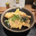 福ちゃん - 鶏天生醤油うどん1,080円