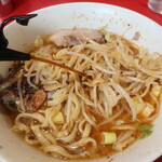 ラーメン二郎 - 赤酢投入～♪