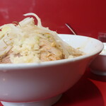 ラーメン二郎 - ラーメンミニ＋ニンニク少し＋白ネギ炙