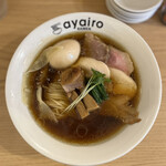ayairo - 特製地鶏醤油そば1,390円