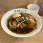 ayairo - 特製地鶏醤油そば1,390円