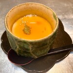 厨 花膳 - 毛ガニの茶碗蒸し