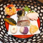 厨 花膳 - 海老の変り揚げ 他
