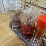 おのうどん - 卓上調味料