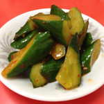 台湾ラーメン 幸龍 - きゅうりのキムチ❗️