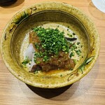 大阪天満宮 鮨とよなが - トロサワラ(玉葱醤油添え)