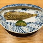 大阪天満宮 鮨とよなが - メヒカリの唐揚げ