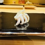 大阪天満宮 鮨とよなが - ハリイカのゲソ