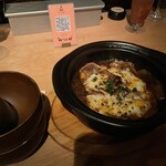 なっぱごちそう - 長葱とオニオングラタン