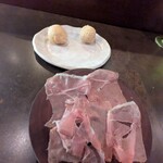 中野レンガ坂 洋食堂 葡萄 - ニョッコフリットと生ハム