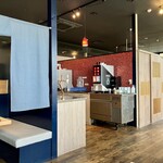 肉の青木商店 - ボックス席から