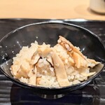 富小路 やま岸 - 松茸ごはん 