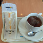 ドトールコーヒーショップ - 料理写真:ミックスサンド、ルイボスティー