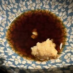 手造りそば 打墨庵 加瀬 - 粗挽き用白みそダレ