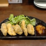 おさかな屋オカピ - マグロほほ肉のフライ おろしポン酢 880円　