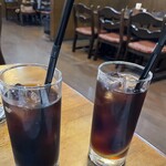 キッチンくま - アイスコーヒー　　レモンティー
