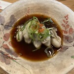 三邑 - カキ蒸しポン酢