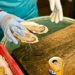 ヤマサ水産 - 綺麗にお水で流してくれるよ〜