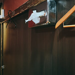 一蘭 - 背中側にティッシュ