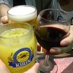 おんどる - 恒例の乾杯♫