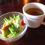 サラダ、スープ