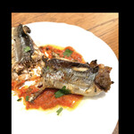 da Uma - 焼き茄子に松の実を詰めて秋刀魚網焼き　　byまみこまみこ