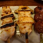 鳥伊勢 伊勢佐木町本店 - ネギ肉 手羽先 つくね