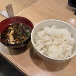 信州 ゴールデン 新館 - ライス＆味噌汁/計430円♪
