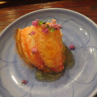 鮨 天川 - 毛ガニ　土佐酢のジュレ