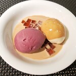 ビストロ モン・ルー - デザートのアイスも絶品！