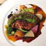 ビストロ モン・ルー - 地鶏の香草焼き