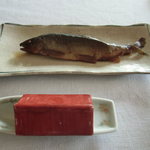 京亭 - 鮎の甘露煮