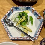 老虎菜 - コース
      アオリイカの葱山椒ソース