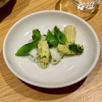 老虎菜 - コース
      アオリイカの葱山椒ソース