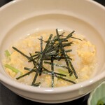 泳ぎとらふぐ活蟹料理 あじ平 - 雑炊
