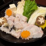 泳ぎとらふぐ活蟹料理 あじ平 - 活てっちり