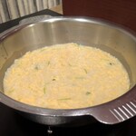 泳ぎとらふぐ活蟹料理 あじ平 - 雑炊