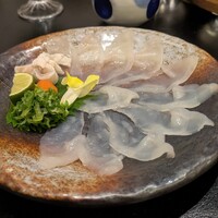 泳ぎとらふぐ活蟹料理 あじ平 - 活てっさ