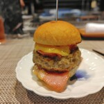 森の鉄板ダイニング まるやま苑 - ミニハンバーガー