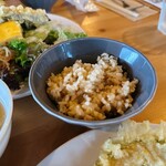 のうえんカフェ - 五穀米