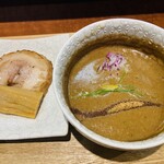 御影麺 鏑矢 - 漬け汁＆チャーメンマ