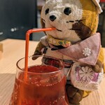 ベジバル チバットリア - ラスちゃんお気に入りのストロベリーソーダ♡チュ～♡(＾(ェ)＾)⚡