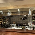 食堂さいと右 - 店内風景　調理場