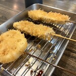 串かつ源 - おまかせ５本盛り