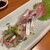安楽子 - 料理写真:刺し盛り(ヒラス、アジタタキ、〆さば、イワシ)