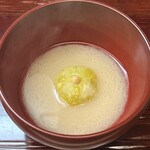 木佐貫 - 銀杏餅　白味噌仕立て