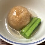 木佐貫 - 加賀蓮根入り里芋団子　小松菜