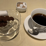 レストラン・アスペルジュ - 黒豆ショコラとコーヒー
