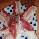 立ち呑み 晩杯屋 - 生ハムふ