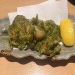 比内地鶏と国産本マグロ 千の庭 - 